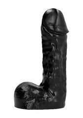 ALL BLACK DONG 19CM цена и информация | Фаллоимитаторы | kaup24.ee