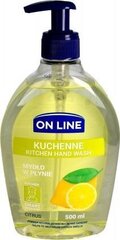 Жидкое кухонное мыло On Line Citrus, 500 мл цена и информация | Мыло | kaup24.ee