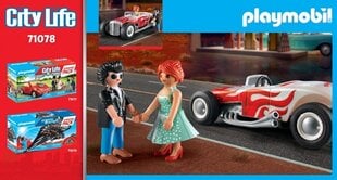 71078 PLAYMOBIL® City Life, Paari retroauto цена и информация | Конструкторы и кубики | kaup24.ee