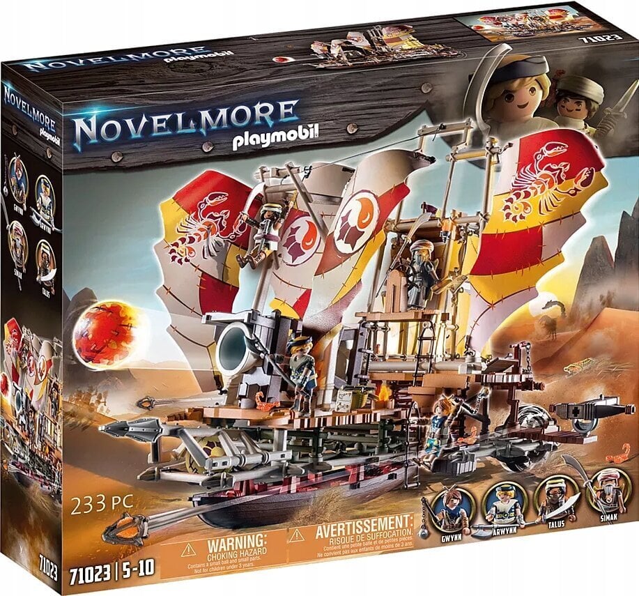 71023 PLAYMOBIL® Novelmore, Liivalaev цена и информация | Klotsid ja konstruktorid | kaup24.ee