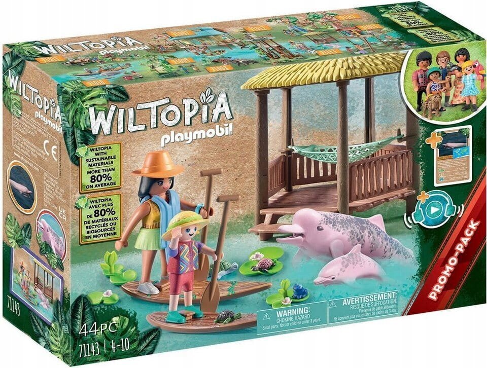 71143 PLAYMOBIL® Wiltopia, Ekspeditsioon delfiinidega hind ja info | Klotsid ja konstruktorid | kaup24.ee