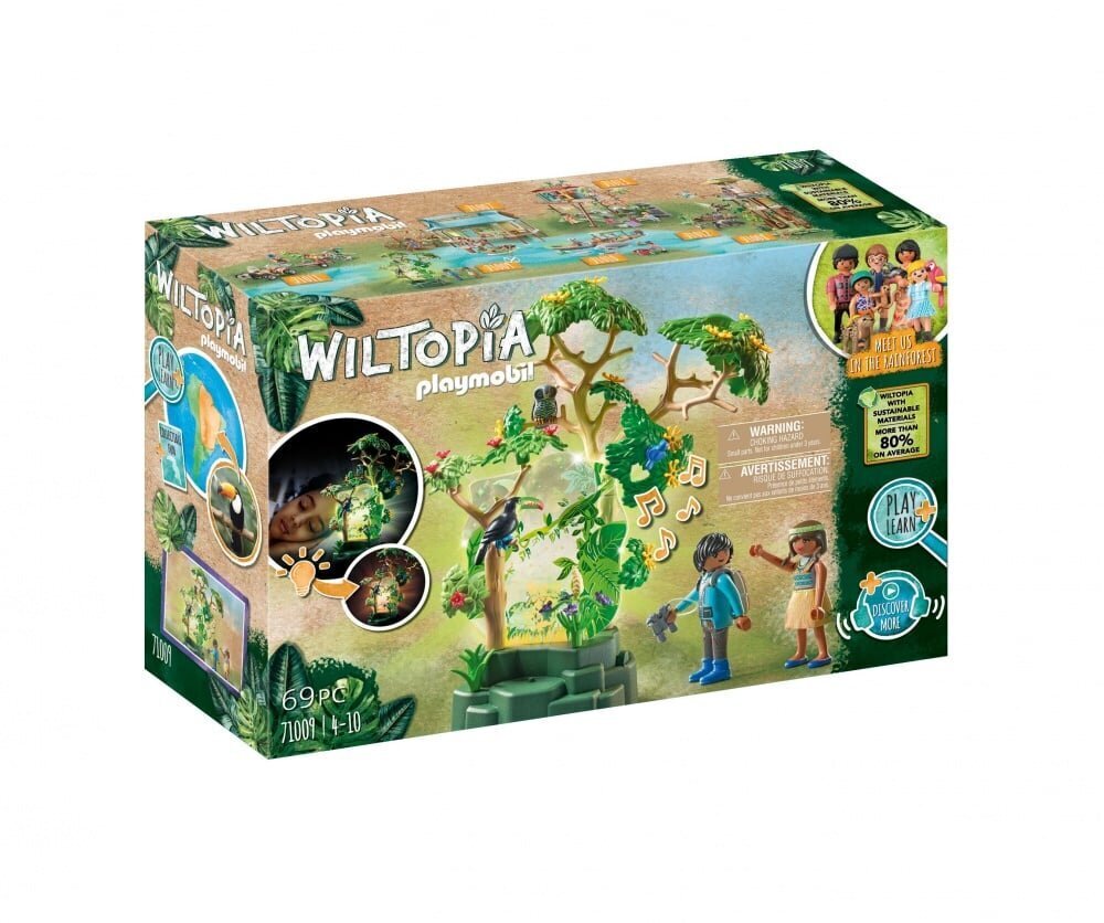 71009 PLAYMOBIL® Wiltopia, Öövalgusega vihmamets hind ja info | Klotsid ja konstruktorid | kaup24.ee