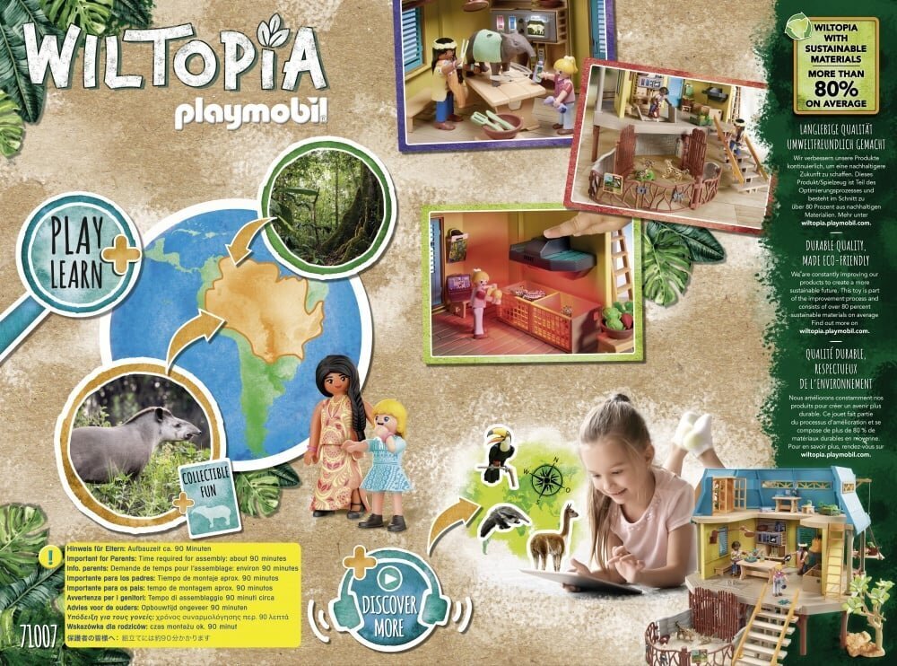 71007 PLAYMOBIL® Wiltopia, Loomade hooldusjaam hind ja info | Klotsid ja konstruktorid | kaup24.ee