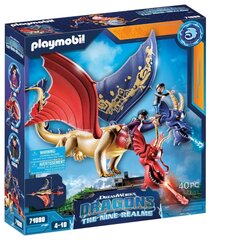 71080 PLAYMOBIL® Dragons Девять миров - ВуВэй и Джун цена и информация | Конструкторы и кубики | kaup24.ee