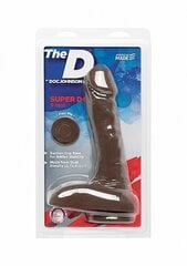 Dildo Doc Johnson The Super D Pruun 23cm hind ja info | Dildod | kaup24.ee