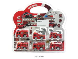Игровой набор пожарных машин, 09055, 1626 цена и информация | Игрушки для мальчиков | kaup24.ee