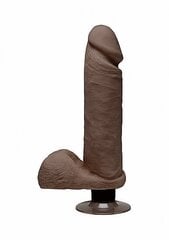 Vibreeriv dildo Doc Johnson The Perfect D 20,3 cm, Chocolate цена и информация | Фаллоимитаторы | kaup24.ee