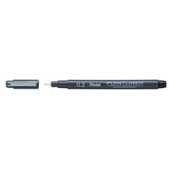 Tindipliiats Pointliner 0,3mm must, Pentel /12 hind ja info | Kirjutusvahendid | kaup24.ee