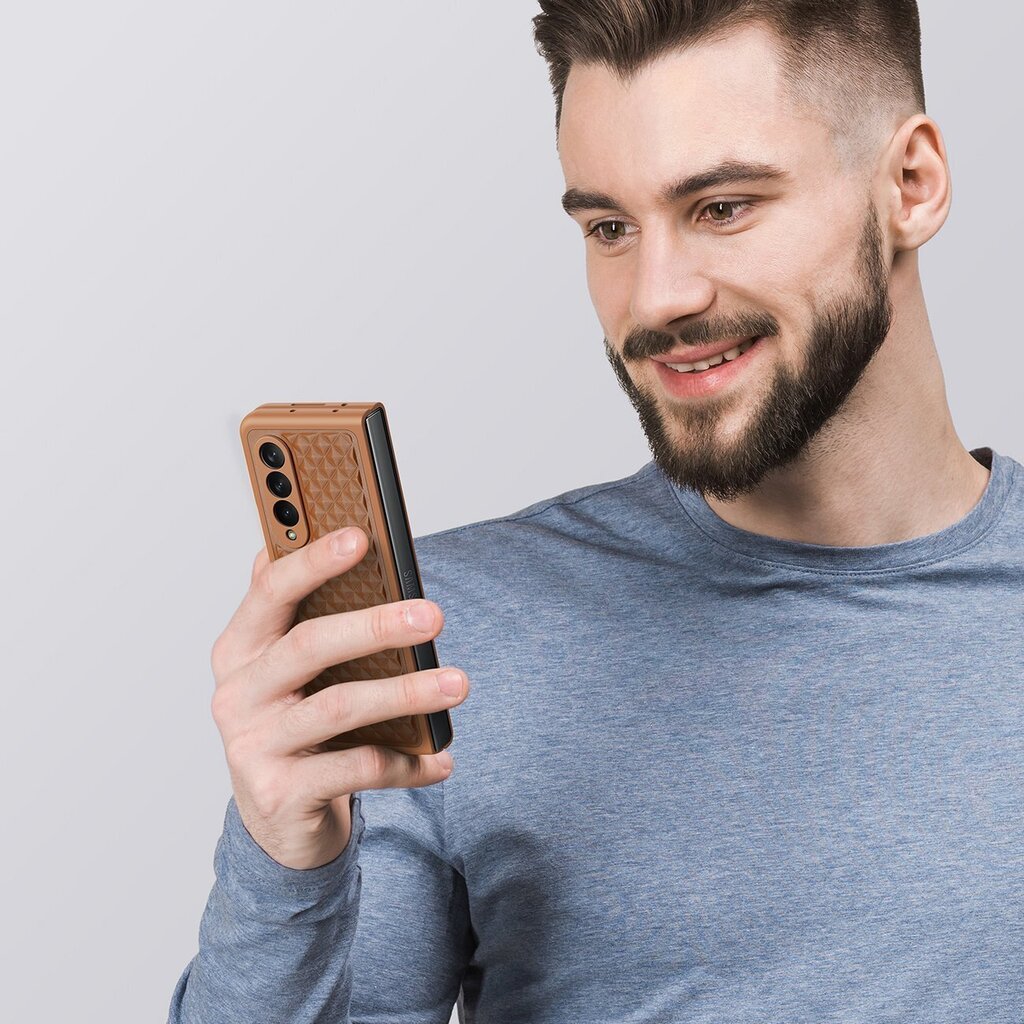 Ümbris Dux Ducis Samsung Galaxy Z Fold 4 jaoks, pruun цена и информация | Telefoni kaaned, ümbrised | kaup24.ee