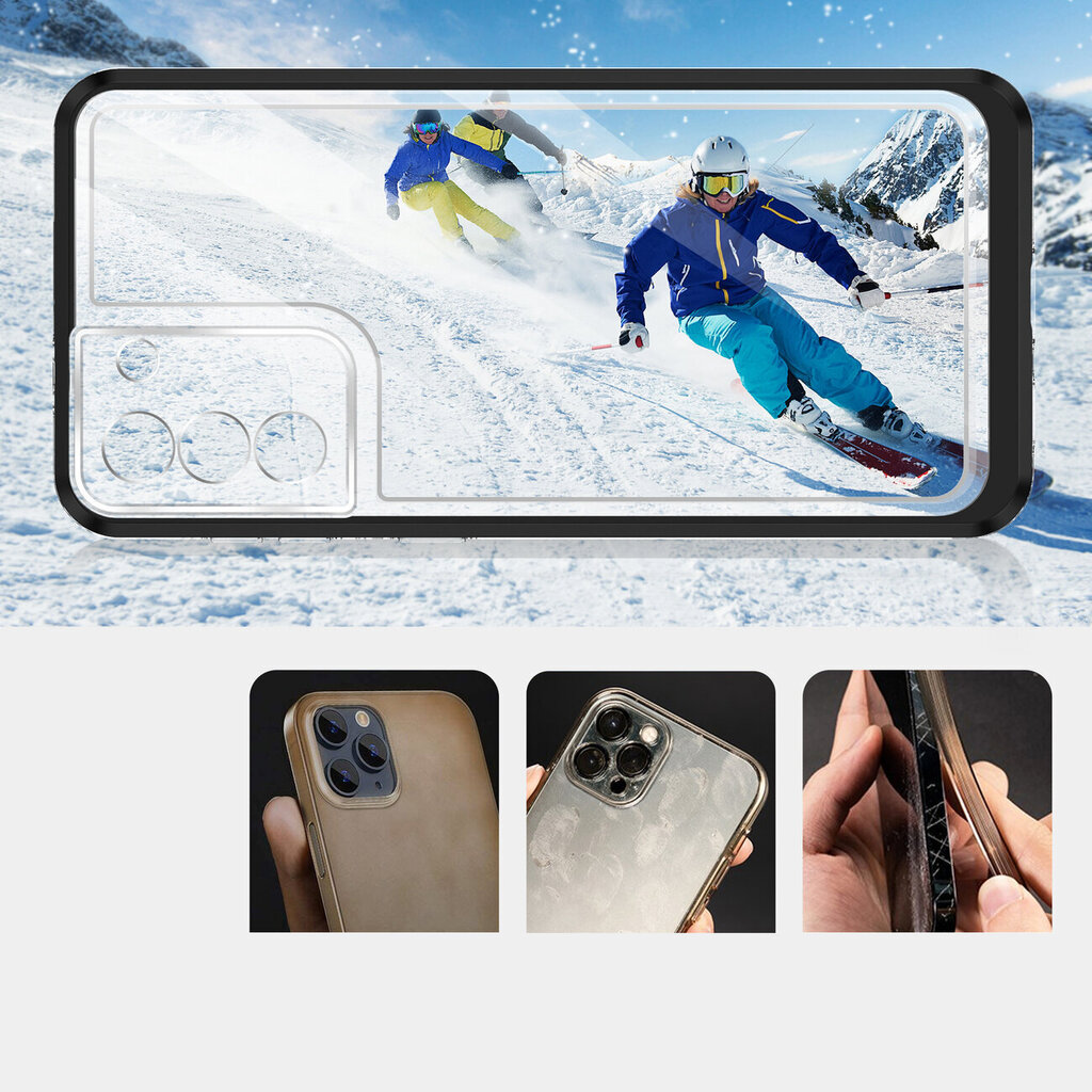 Clear 3in1, Samsung Galaxy S23, must hind ja info | Telefoni kaaned, ümbrised | kaup24.ee