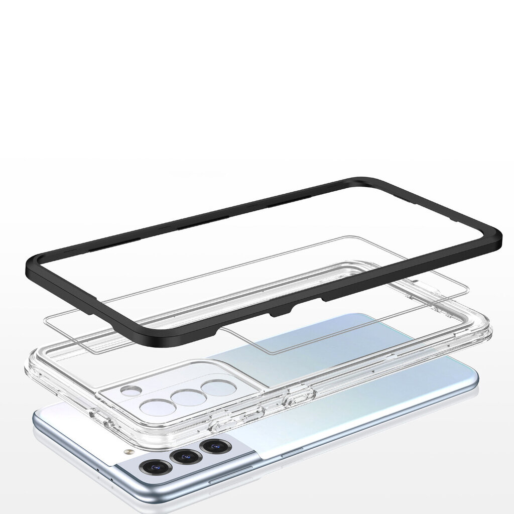 Clear 3in1, Samsung Galaxy S23, must hind ja info | Telefoni kaaned, ümbrised | kaup24.ee