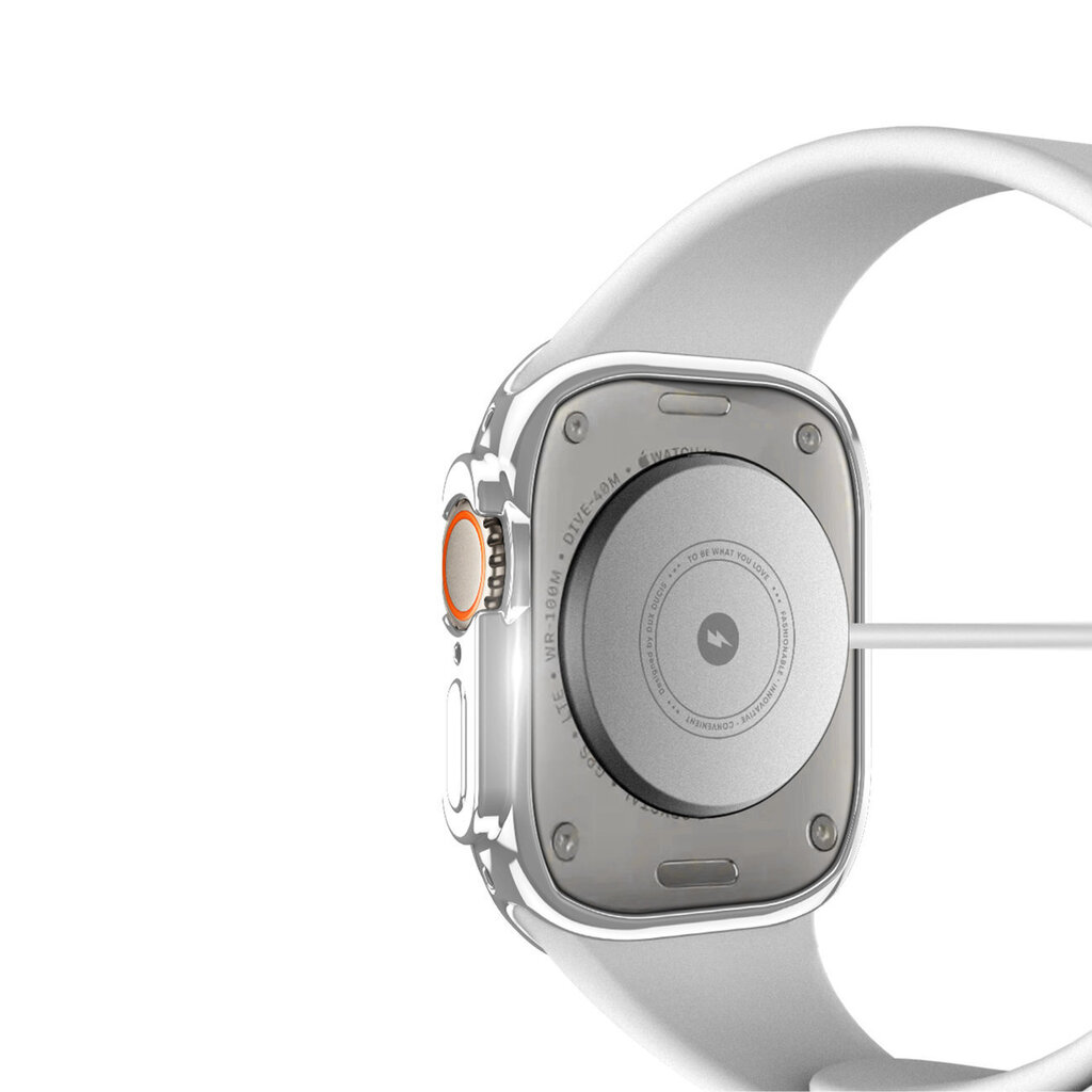 Dux Ducis, Apple Watch Ultra 49mm, hõbedane hind ja info | Nutikellade ja nutivõrude tarvikud | kaup24.ee