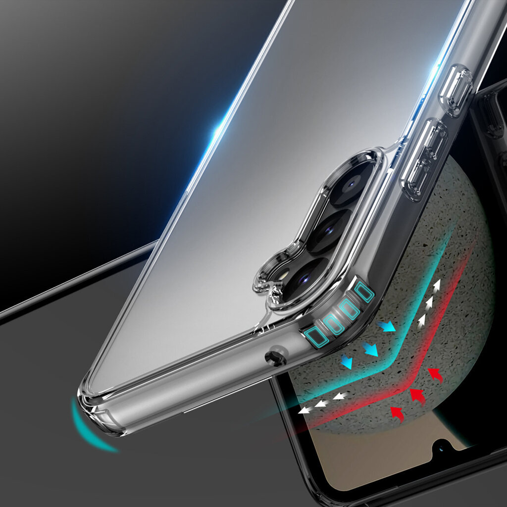 Dux Ducis Clin Samsung Galaxy A34 5G, läbipaistev цена и информация | Telefoni kaaned, ümbrised | kaup24.ee