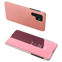 Clear View Samsung Galaxy S23 Ultra, roosa hind ja info | Telefoni kaaned, ümbrised | kaup24.ee