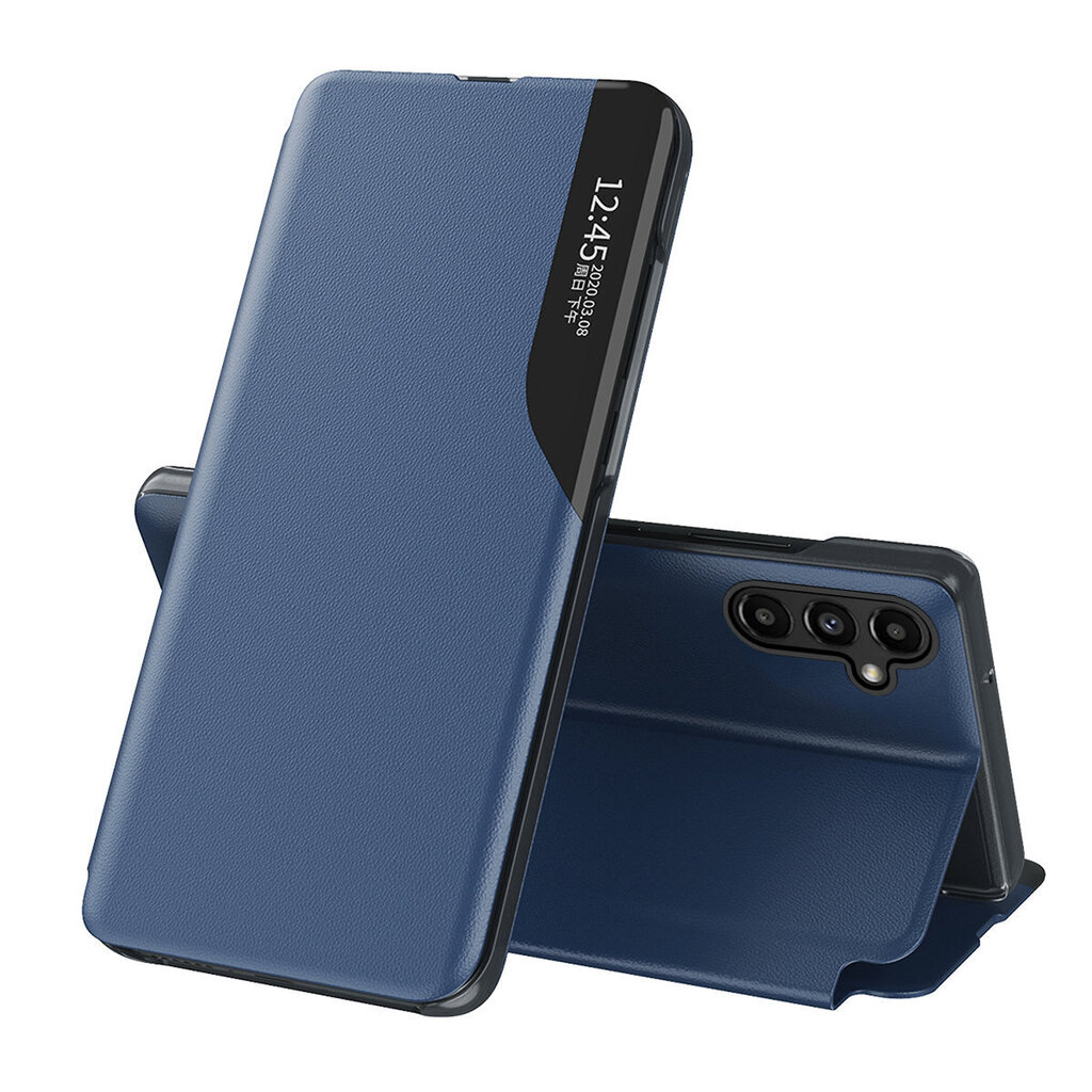 Eco Leather View Samsung Galaxy A14, sinine hind ja info | Telefoni kaaned, ümbrised | kaup24.ee