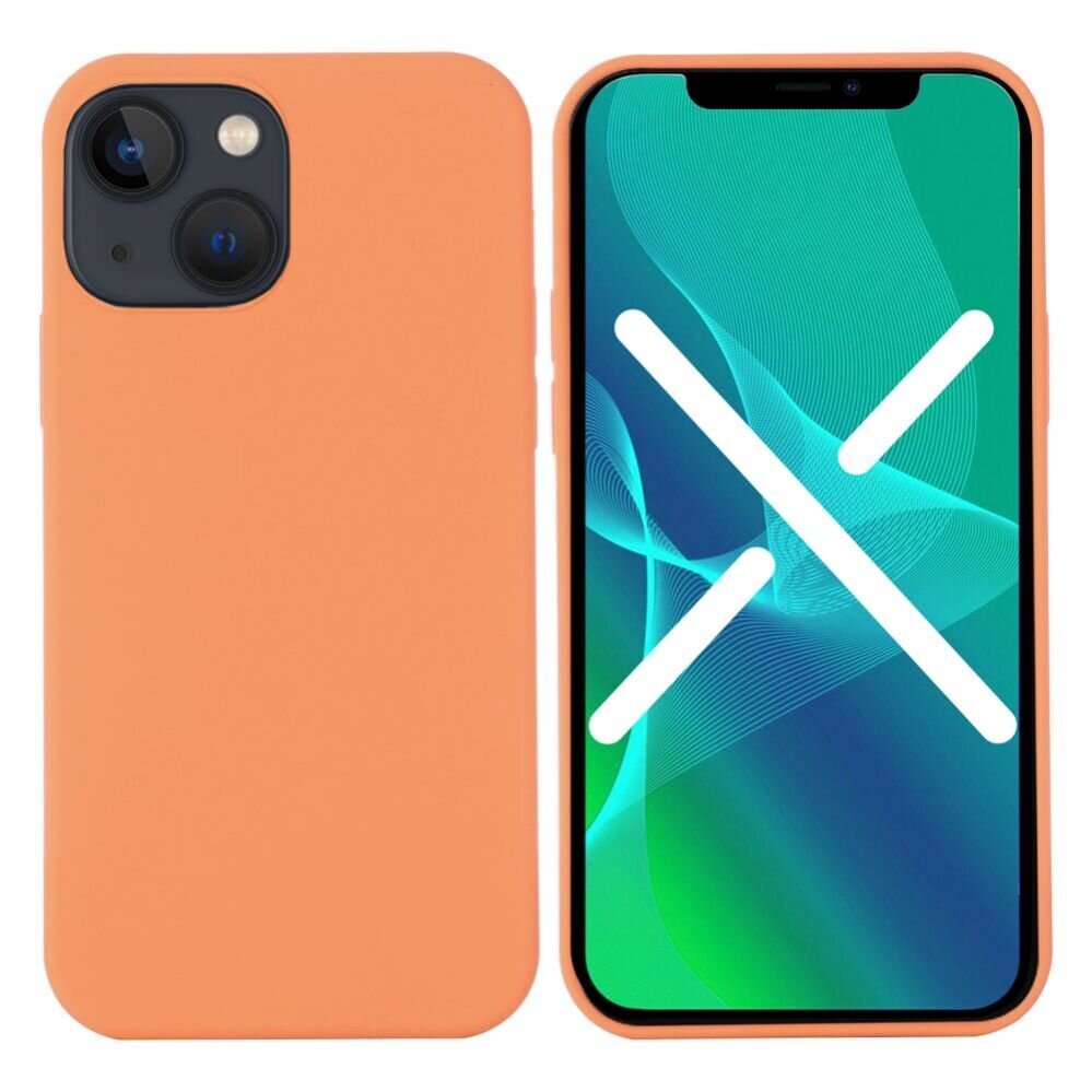 Evelatus Liquid Silicone iPhone 13, oranž цена и информация | Telefoni kaaned, ümbrised | kaup24.ee