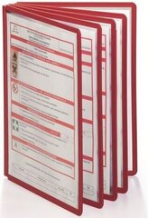 Прочная информационная панель А4 SHERPA PP красная (5606 03) цена и информация | Канцелярские товары | kaup24.ee