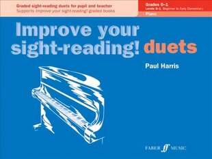 Improve your sight-reading! Piano Duets Grades 0-1 цена и информация | Книги об искусстве | kaup24.ee