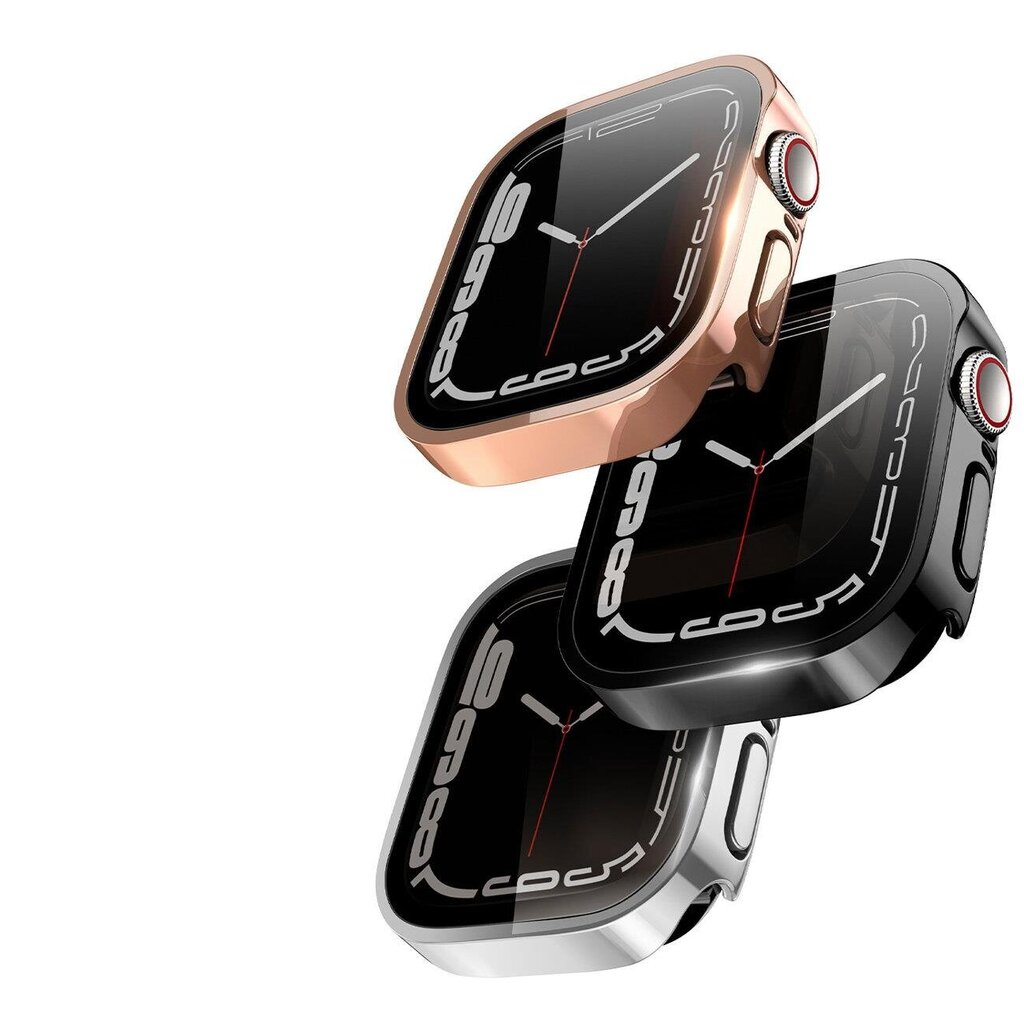 Dux Ducis Hamo seadmele Apple Watch 6 44mm / Watch 5 44mm / Watch 4 44mm / Watch SE 44mm, must hind ja info | Nutikellade ja nutivõrude tarvikud | kaup24.ee