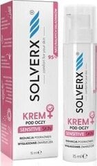 Silmaümbruskreem Solverx Sensitive Skin 15ml hind ja info | Silmakreemid, seerumid | kaup24.ee