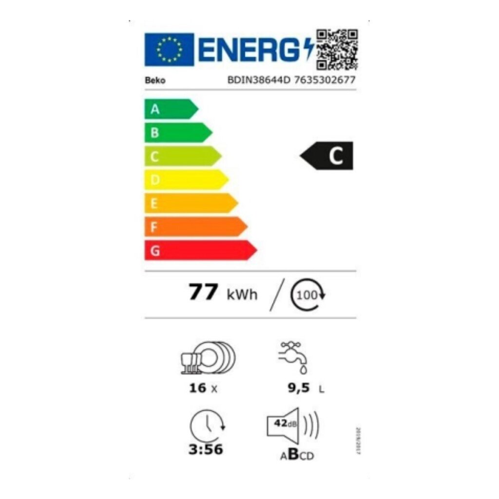 Beko BDIN38644D hind ja info | Nõudepesumasinad | kaup24.ee