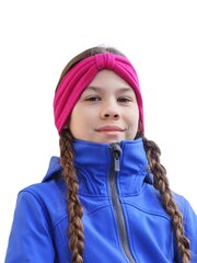 Повязка на голову для девочек Huppa NELA, цвет фуксия цена и информация | Шапки, перчатки, шарфы для девочек | kaup24.ee