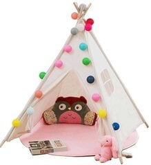 India telk lastele Tipi, Wigwam, 90 cm цена и информация | Детские игровые домики | kaup24.ee