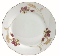 Тарелка Domotti Орхидея, 23 см цена и информация | Посуда, тарелки, обеденные сервизы | kaup24.ee