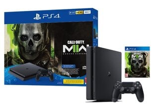 Mängukonsool Sony PlayStation 4 (PS4) Slim 500 GB (must)(Call of Duty Modern Warfare II) hind ja info | Sony Nutikellad ja nutivõrud | kaup24.ee