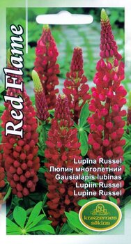 Люпен КРАСНОЕ ПЛАМЯ. Семена люпина цена и информация | Семена цветов | kaup24.ee