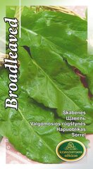 Hapuoblikas Broadleaved цена и информация | Семена овощей, ягод | kaup24.ee