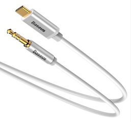 Kaabel Baseus Premium AUX, USB-C -> 3,5 mm 1,2 m, hall цена и информация | Кабели для телефонов | kaup24.ee