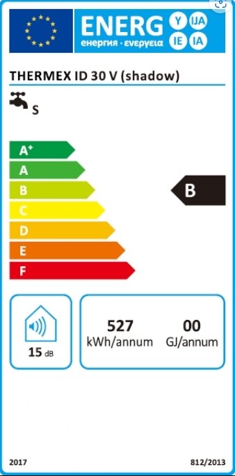 Veeboiler Thermex ID 30V Shadow Wi-Fi цена и информация | Boilerid | kaup24.ee