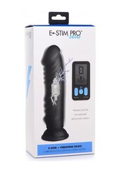 Elektrilise stimulatsiooniga dildo koos puldiga Zeus Electrosex, must цена и информация | Вибраторы | kaup24.ee