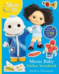 Moon Baby Sticker Storybook hind ja info | Väikelaste raamatud | kaup24.ee