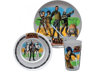 Laste nõudekomplekt Disney Star Wars Rebels, 3-osaline hind ja info | Disney Kodutarbed | kaup24.ee