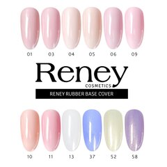Резиновая основа для ногтей Reney №10, 10 мл цена и информация | Лаки для ногтей, укрепители для ногтей | kaup24.ee