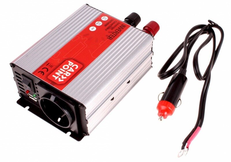 Pingemuundur inverter Carpoint 150 W / 300 W 12 V - 230 V 0510350 hind ja info | Muundurid, inverterid | kaup24.ee