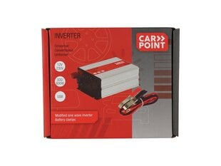 Преобразователь напряжения инвертор 300W/600W 12V - 230V CARPOINT 0510351 цена и информация | Преобразователи, инверторы | kaup24.ee