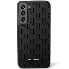 Telefoniümbris Original Karl Lagerfeld 3D Monogram - Samsung Galaxy S23, must hind ja info | Telefoni kaaned, ümbrised | kaup24.ee
