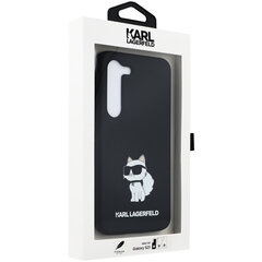 Telefoniümbris Original Karl Lagerfeld Silicone Choupette - Samsung Galaxy S23, must hind ja info | Telefonikaaned ja ümbrised | kaup24.ee