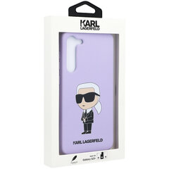 Telefoniümbris Original Karl Lagerfeld Silicone Ikonik - Samsung Galaxy S23, lilla цена и информация | Чехлы для телефонов | kaup24.ee