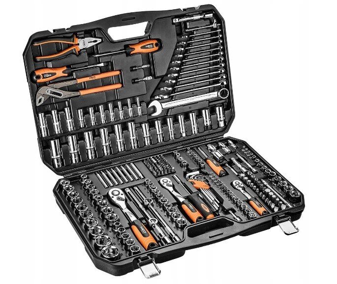 Neo Tools tööriistakomplekt, 233 tk. hind ja info | Käsitööriistad | kaup24.ee