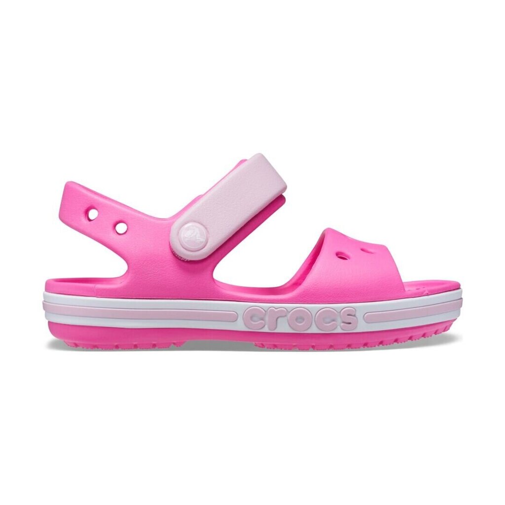 Crocs™ tüdrukute sandaalid BAYABAND, roosa hind ja info | Laste sandaalid | kaup24.ee