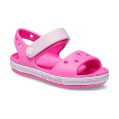 Crocs™ tüdrukute sandaalid BAYABAND, roosa kaina ir informacija | Laste sandaalid | kaup24.ee
