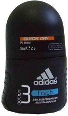 Rulldeodorant meestele Adidas Fresh 50 ml hind ja info | Adidas Hügieenitarbed | kaup24.ee