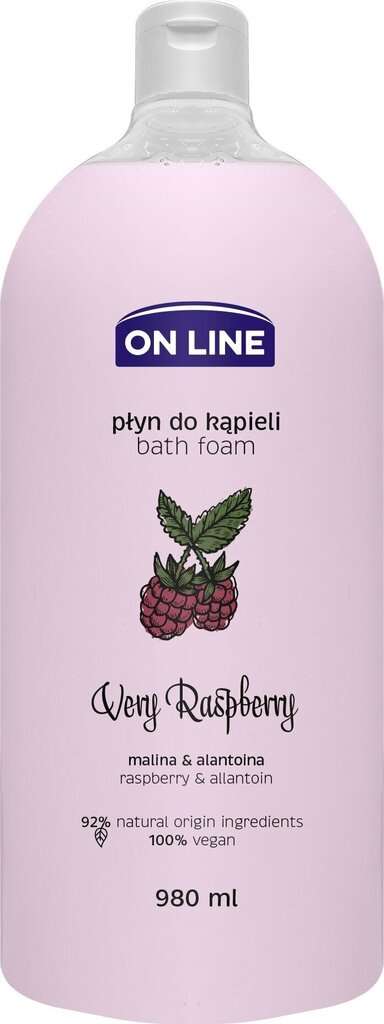 Vannivaht On Line Very Raspberry, 980 ml hind ja info | Dušigeelid, õlid | kaup24.ee