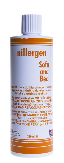 Nillergen Sofa and Bed allergiavastane aine, 350 ml hind ja info | Karvahooldustooted loomadele | kaup24.ee