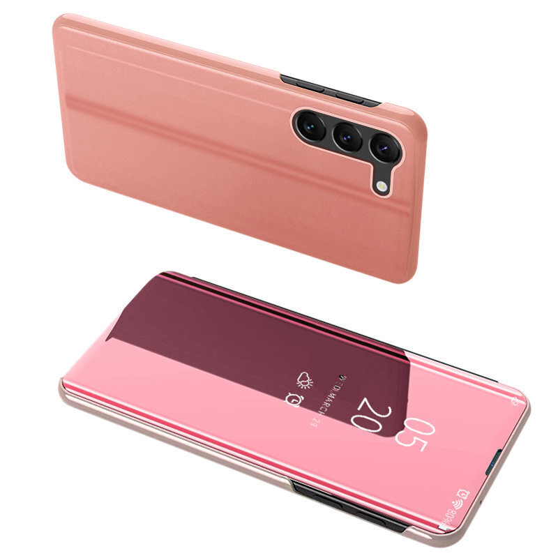 Clear View Samsung Galaxy S23, roosa hind ja info | Telefoni kaaned, ümbrised | kaup24.ee