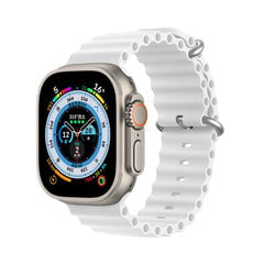 Dux Ducis для Apple Watch 8/7/6/5/4/3/2/SE (45/44/42 мм), белый цена и информация | Аксессуары для смарт-часов и браслетов | kaup24.ee